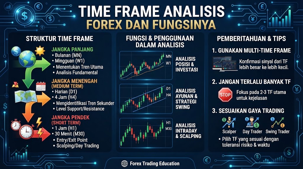Time Frame Analisis Forex dan Fungsinya